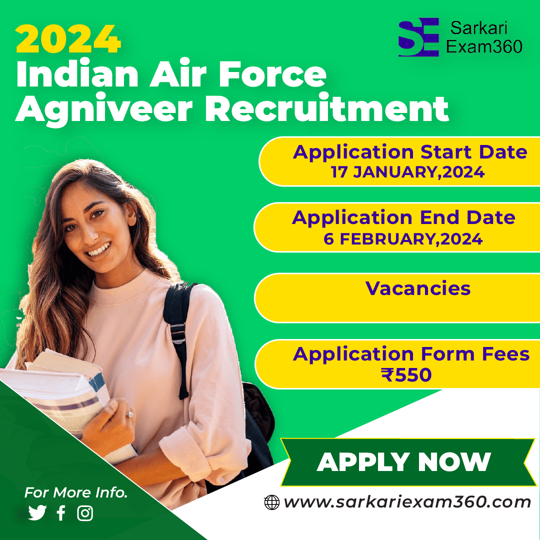 Indian Air Force Agniveer Recruitment 2024 SarkariExam360